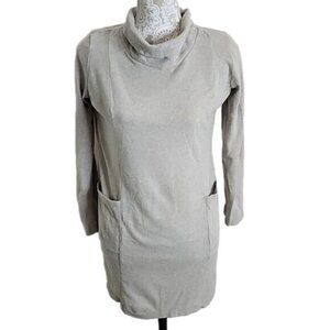 J. Jill Dress Mini Pure Jill soft touch cotton Long sleeve pockets Women's PS